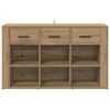 vidaXL Buffet Ch&ecirc;ne artisanal 100 x 30 x 59,5 cm Bois d'ing&eacute;nierie