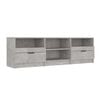 vidaXL Meuble TV Gris b&eacute;ton 150x33,5x45 cm Bois d'ing&eacute;nierie