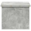 vidaXL Table basse Gris béton 55 x 54,5 x 45 cm Bois d'ingénierie