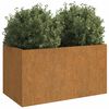 vidaXL Jardinière 62x40x39 cm acier corten
