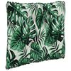 vidaXL Coussin de canap&eacute; d'ext&eacute;rieur 3 pcs Motif feuille Polyester