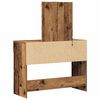 vidaXL Coiffeuse Bois Ancien 100 x 40 x 130 cm Bois d'ingénierie