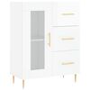 vidaXL Buffet Blanc brillant 69,5x34x90 cm Bois d'ing&eacute;nierie