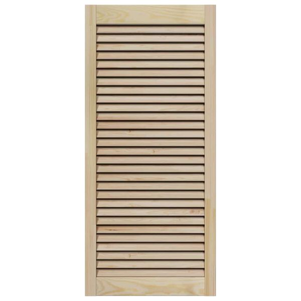 vidaXL Porte de Cabinet Naturel 140.5 x 2 x 59.5 cm Bois de pin massif