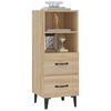 vidaXL Buffet Ch&ecirc;ne sonoma 34,5x34x90 cm Bois d'ing&eacute;nierie