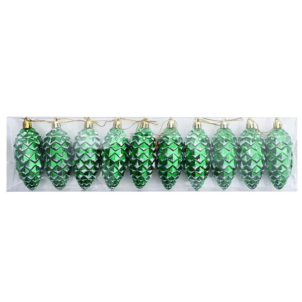 vidaXL Boule de Pomme de Pin de Noël 40 pcs Vert