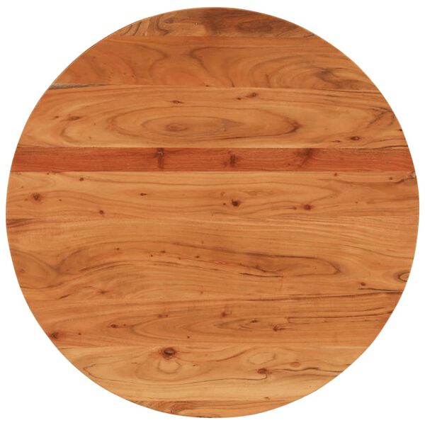 vidaXL Dessus de table &Oslash;90x2,5 cm rond bois massif d'acacia