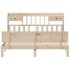 vidaXL Lit biblioth&egrave;que sans matelas 180x200 cm bois massif de pin