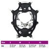 vidaXL Crampons pour chaussures Noir S