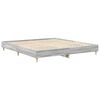 vidaXL Cadre de lit sans matelas sonoma gris 160x200cm bois ingénierie