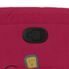 vidaXL Fauteuil de massage inclinable rouge bordeaux velours