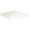 vidaXL Toile supérieure de belvédère 310 g / m² 3 x 3 m Blanc crème
