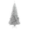 vidaXL Sapin de No&euml;l avec 300 LED avec support Argent 240 cm PET