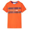 vidaXL T-shirt pour enfants orange fonc&eacute; 116