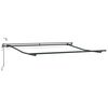 vidaXL Cadre d'auvent Anthracite 300 x 250 cm Aluminium