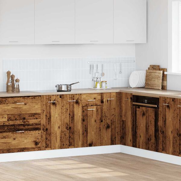 vidaXL Armoire &agrave; tiroirs "Lyon" Bois ancien 40 x 46 x 81,5 cm Bois d'ing&eacute;nierie