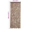 vidaXL Moustiquaire Beige et marron clair 56x200 cm Chenille