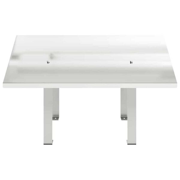 vidaXL Hotte de chemin&eacute;e Argent&eacute; 60 x 60 x 38 cm Acier inoxydable