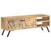 vidaXL Meuble TV 110x30x40 cm Bois massif de manguier