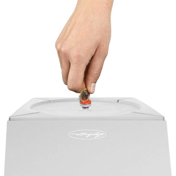 LECHUZA Jardinière Cubico Color 40 ALL-IN-ONE blanc 13150