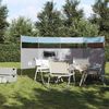 vidaXL Brise-vent de camping bleu 366x152x152 cm imperm&eacute;able