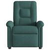 vidaXL Fauteuil inclinable Vert fonc&eacute; Tissu