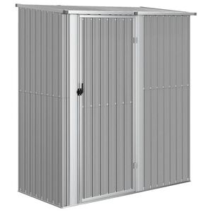 vidaXL Abri de jardin Gris 180,5x97x209,5 cm Acier galvanis&eacute;