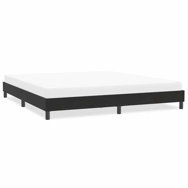 vidaXL Cadre de lit sans matelas noir 200x220 cm velours