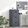vidaXL Cabinet de Dossier avec tiroir Anthracite 45,5 x 42 x 106,5 cm