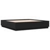 vidaXL Cadre de lit sans matelas noir 180x200 cm