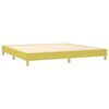 vidaXL Sommier &agrave; lattes de lit avec matelas Vert 200x200 cm Tissu