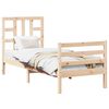 vidaXL Cadre de lit sans matelas bois de pin massif