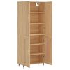 vidaXL Buffet haut Ch&ecirc;ne sonoma 69,5x34x180 cm Bois d'ing&eacute;nierie