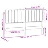 vidaXL T&ecirc;te de lit capitonn&eacute;e Marron et Taupe 160 cm Pin massif