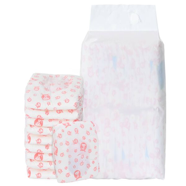 vidaXL Couche jetable pour chienne 30 pcs Blanc M