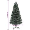 vidaXL Sapin de Noël artificiel Vert 120 cm PVC