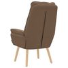 vidaXL fauteuil Marron 69 x 74 x 93 cm Tissu Sherpa