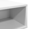 vidaXL Table basse Blanc 105 x 50 x 32,5 cm Bois d'ing&eacute;nierie