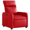vidaXL Fauteuil inclinable &eacute;lectrique Rouge Similicuir