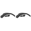 vidaXL Appliques murales LED d'ext&eacute;rieur avec capteurs 2 pcs noir