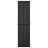 vidaXL Armoire de rangement de jardin Noir 65x45x172 cm PP Rotin