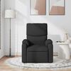vidaXL Fauteuil de massage inclinable Noir Tissu