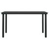 vidaXL Ensemble à manger de jardin et coussins 5pcs Gris/noir