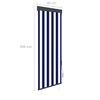 vidaXL Store roulant d'ext&eacute;rieur 60x250 cm Bleu et blanc