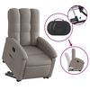 vidaXL Fauteuil inclinable taupe tissu