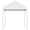 vidaXL Belv&eacute;d&egrave;re avec toit blanc 11,15x2,28x2,69 m poly&eacute;thyl&egrave;ne
