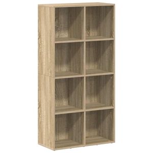 vidaXL Biblioth&egrave;que/Buffet Ch&ecirc;ne sonoma 66x30x130 cm Bois d&rsquo;ing&eacute;nierie
