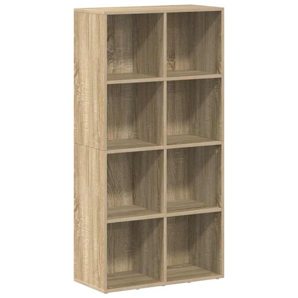 vidaXL Bibliothèque/Buffet Chêne sonoma 66x30x130 cm Bois d’ingénierie