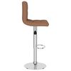 vidaXL Tabourets de bar lot de 2 marron tissu
