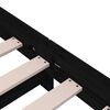 vidaXL Lit empilable sans matelas noir 75x190 cm bois de pin massif